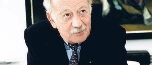 Um Berlin verdient gemacht. Hartwig Piepenbrock auf einem Foto von 2003 – einem der letzten öffentlichen Bilder, die von ihm gemacht wurden.