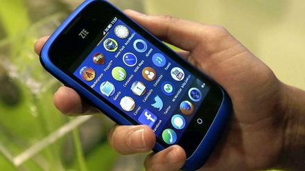 Ein ZTE-Smartphone