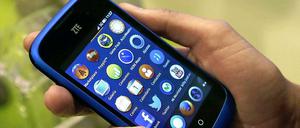 Ein ZTE-Smartphone