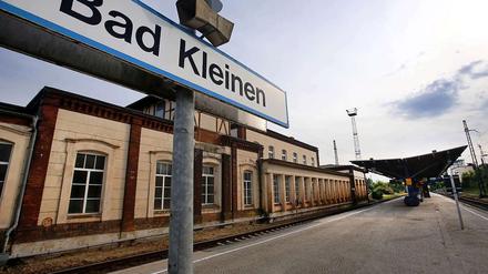 Kleinstadtbahnhof. Bad Kleinen in Mecklenburg-Vorpommern