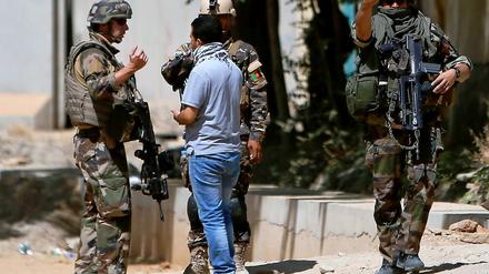 Nach dem Angriff haben Nato-Soldaten und afghanische Sicherheitskräfte die Lage wieder unter Kontrolle.