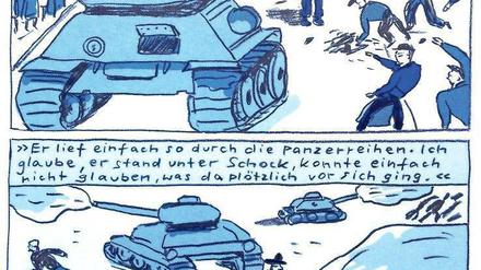 Steine gegen Panzer: Eine Seite aus dem besprochenen Buch.