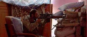 Die Kämpfer der sogenannten Freien Syrischen Armee sind dringend auf Waffenlieferungen angewiesen.