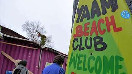 Der YAAM-Kulturverein am Ufer der Spree