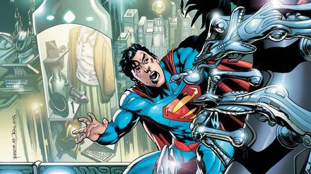 Retter in Not: Eine von Rags Morales gezeichnete Szene aus dem Neustart von "Action Comics".