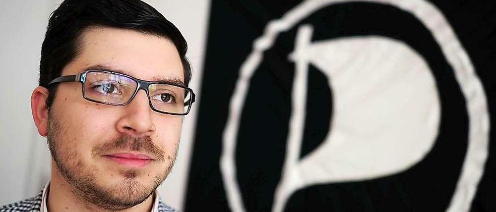 Christopher Lauer, Fraktionschef der Berliner Piraten.