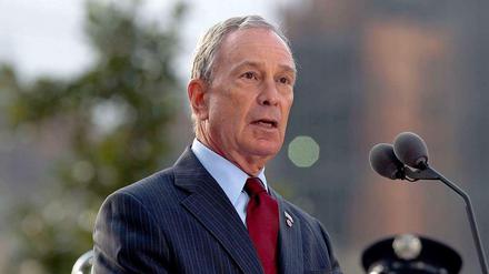 Michael Bloomberg bei einer Ansprache in Gedenken an die Opfer des 11. Septembers 2001. 