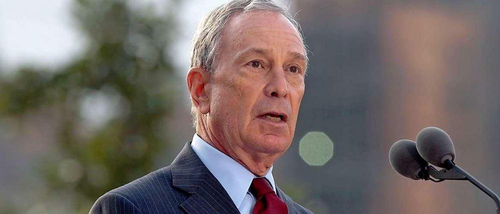 Michael Bloomberg bei einer Ansprache in Gedenken an die Opfer des 11. Septembers 2001. 