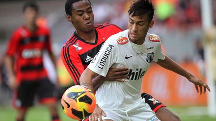 Der Neue aus Brasilien. Neymar.