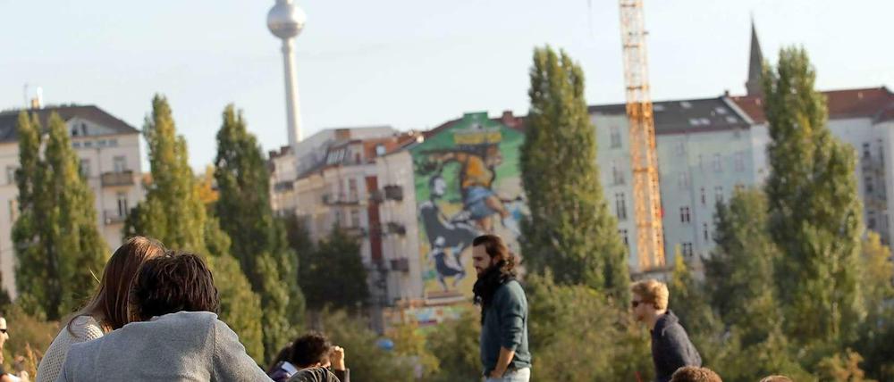 Streit um den Mauerpark.