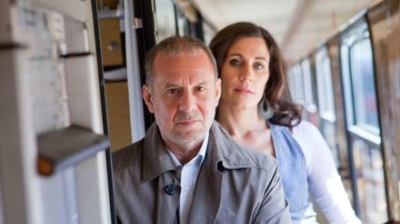 Joachim Król und Nina Kunzendorf im Frankfurter "Tatort".