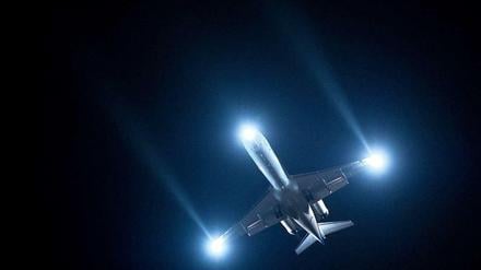 Die Nachtflugzeiten sollen deutlich eingeschränkt werden, wenn es nach der Koalition in Brandenburg geht.