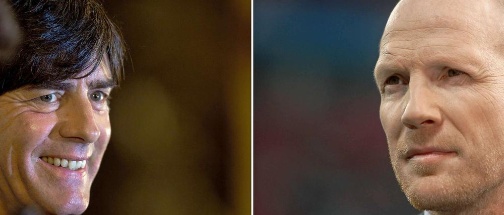 Man muss nicht immer einer Meinung sein - und kann trotzdem das Gleiche wollen. Bundestrainer Joachim Löw und Ex-Sportdirektor Matthias Sammer.