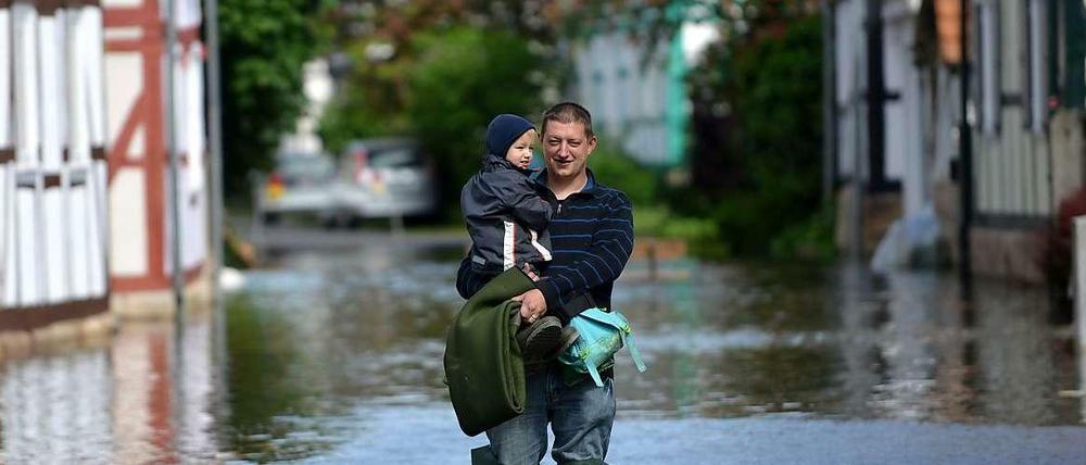 Der Regen soll nachlassen, die Pegelstände wieder sinken.