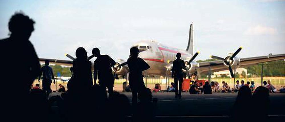 Feldbesetzer. Das Tempelhofer Feld wird in diesem Jahr mehrfach zum Festival-Gelände.