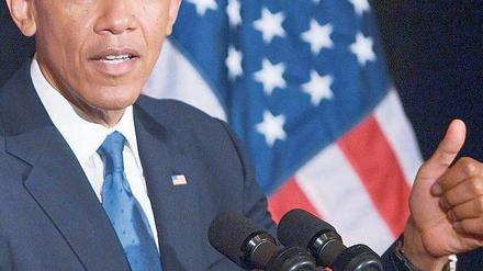 Viel zu erklären. Auch für Guantánamo kündigte Obama eine Lösung an. Foto: AFP
