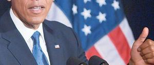 Viel zu erklären. Auch für Guantánamo kündigte Obama eine Lösung an. Foto: AFP