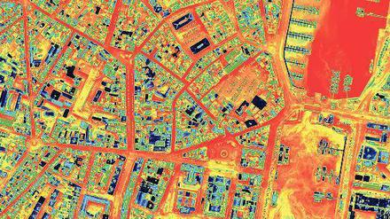 Heiß und kalt. Flugthermografie kann bei der Energiewende helfen.