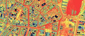 Heiß und kalt. Flugthermografie kann bei der Energiewende helfen.