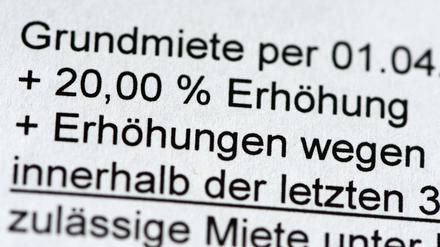 Maximal darf die Miete innerhalb von drei Jahren um 20 Prozent steigen. Der Mieterbund kritisiert aber, dass bei Neuvermietungen Aufschläge von 30 Prozent möglich sein werden.