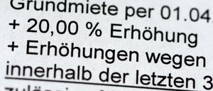 Maximal darf die Miete innerhalb von drei Jahren um 20 Prozent steigen. Der Mieterbund kritisiert aber, dass bei Neuvermietungen Aufschläge von 30 Prozent möglich sein werden.
