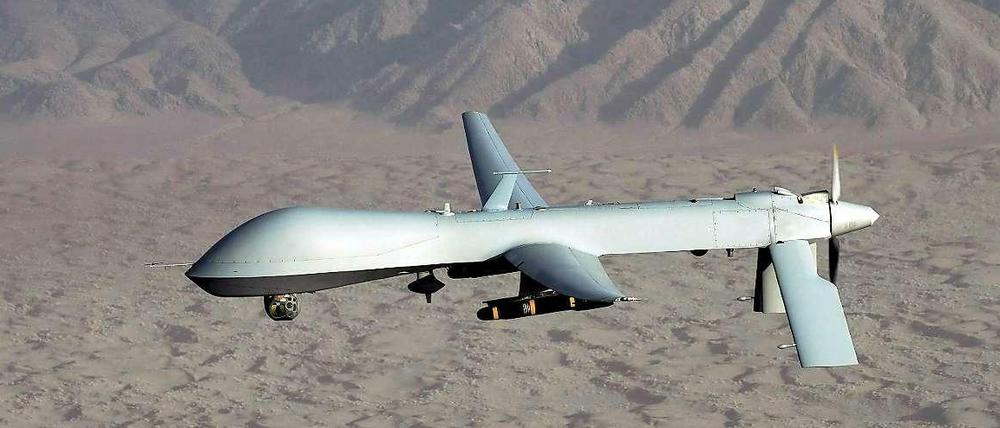 Eine Drohne von Typ MQ-1 Predator der US Air Force