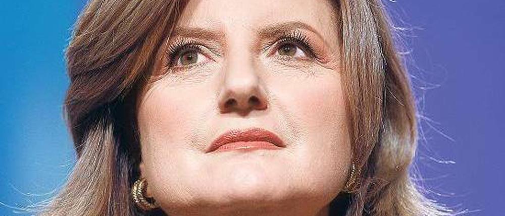 Arianna Huffington leitet nach dem AOL- Deal die neue Mediengruppe. Foto: rtr