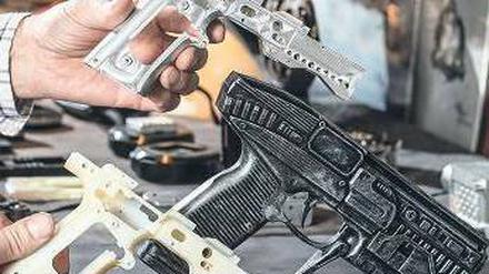 Waffen aus Hartplastik kann sich künftig jeder zu Hause basteln.