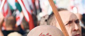 Braunes Bekenntnis. Anhänger der rechtsextremen Partei Jobbik machen auch aus ihrer judenfeindlichen Haltung oft keinen Hehl. Foto: Laszlo Balogh/Reuters