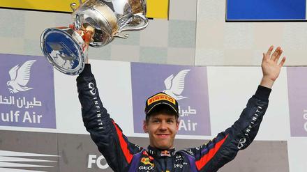 Sebastian Vettel fuhr in Bahrain seinen zweiten Saisonsieg ein.