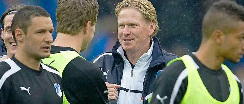 Ohne Druck nach oben? Markus Gisdol versucht mit ungewohnten Ansätzen die TSG vor dem Abstieg zu bewahren.