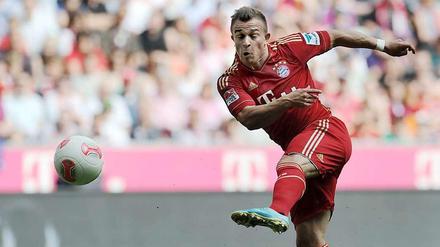 Humorlos abgezogen: Xherdan Shaqiri sorgte mit seinem Treffer für den 1:0-Sieg.
