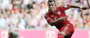 Humorlos abgezogen: Xherdan Shaqiri sorgte mit seinem Treffer für den 1:0-Sieg.