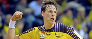 Zurückgeschlagen. Die Füchse um Sven-Sören Christophersen setzten sich in der Bundesliga deutlich gegen die Rhein-Neckar Löwen durch.