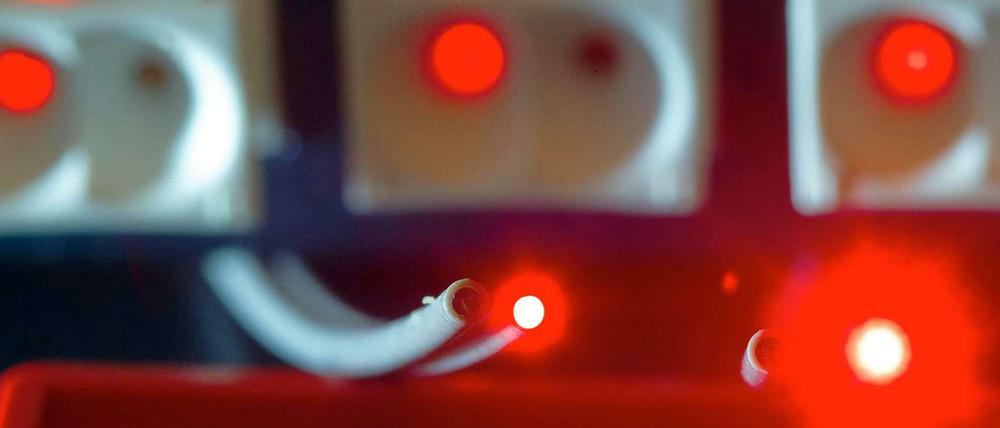 Mit ultraschnellen Glasfaserkabeln drängt Google in den USA die etablierten Anbieter zum Netzausbau.