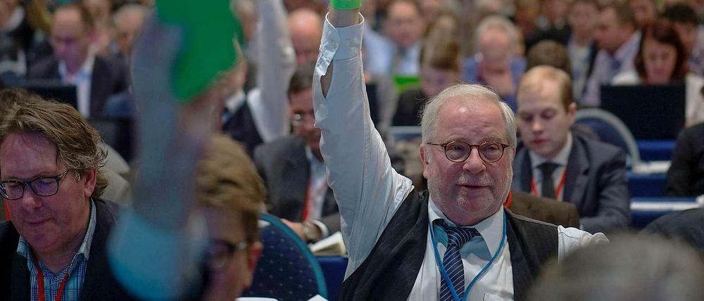 Gründungsparteitag der "Alternative für Deutschland".