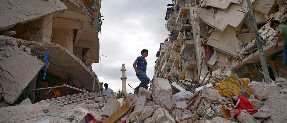 Das Regime und die Rebellen werfen sich gegenseitig vor, in der Stadt Aleppo Chemiewaffen eingesetzt zu haben.