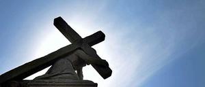 Kreuzgang. An Karfreitag feiert die Christenheit den Märtyrertod Jesu.