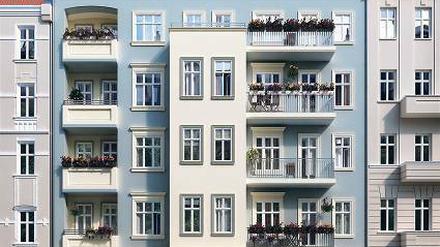 Günstig geht anders. In der Kopenhagener Straße 67 (Prenzlauer Berg) kosten 306 Quadratmeter unterm Dach 1,41 Millionen Euro.