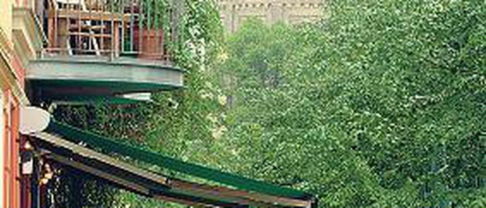 Rund um den Wasserturm im Kollwitz-Kiez wohnt man gerne. Ein Bauprojekt hat der Bezirk aber auf Eis gelegt.