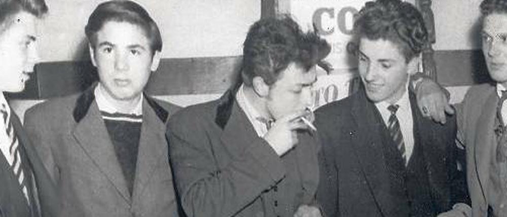 Kings of Cool. Englische Teddy Boys auf einer Tanzveranstaltung in den fünfziger Jahren. 