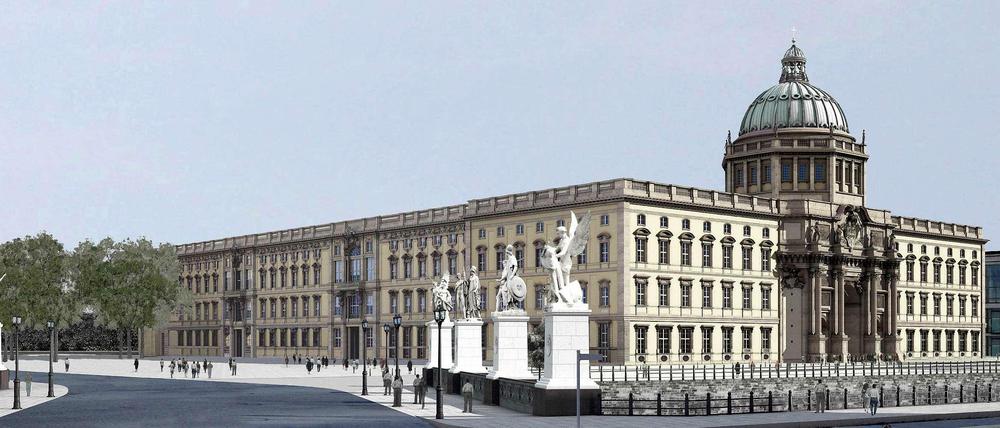 Ein Spender, der anonym bleiben will, hat Millionen für den Bau einer Kuppel für das Schloss gegeben.