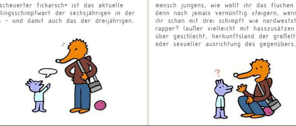 Lakonisch: Zwei aktuelle Panels.