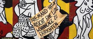 Der Kampf um die Mauer geht weiter.
