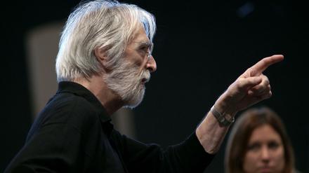 Präzisionsarbeit. Michael Haneke, 70, bei den Proben zu "Così fan tutte" im Teatro Real in Madrid.