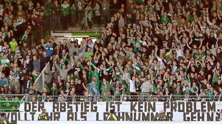 Nicht zum Lachen. Die Fans von Greuther Fürth.