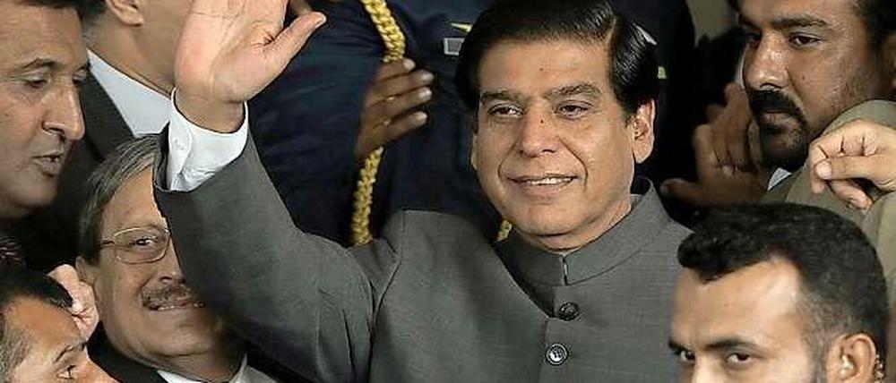 Pakistans Premier Raja Pervez Ashraf.