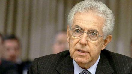 Italiens scheidender Regierungschef Mario Monti