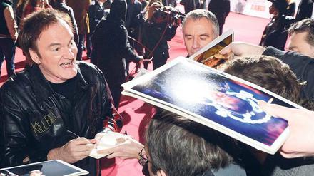Bekennender Berlin-Fan: Wenn er nicht gerade auf dem roten Teppich steht, ist Quentin Tarantino gern in Kreuzberger Bars unterwegs.