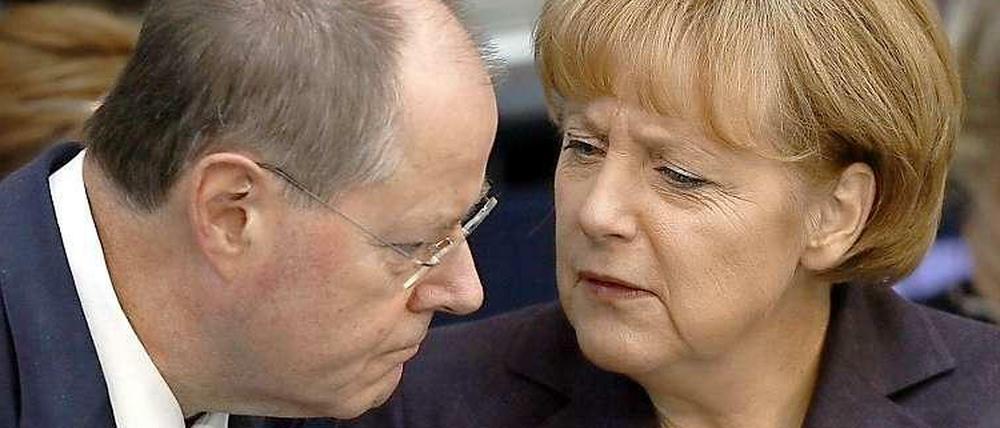 Obwohl er mit seinen Bemerkungen manchmal die Gemüter erregt, dürfte Peer Steinbrück im kommenden Wahljahr ein würdiger Gegenspieler der amtierenden Regierungschefin werden.